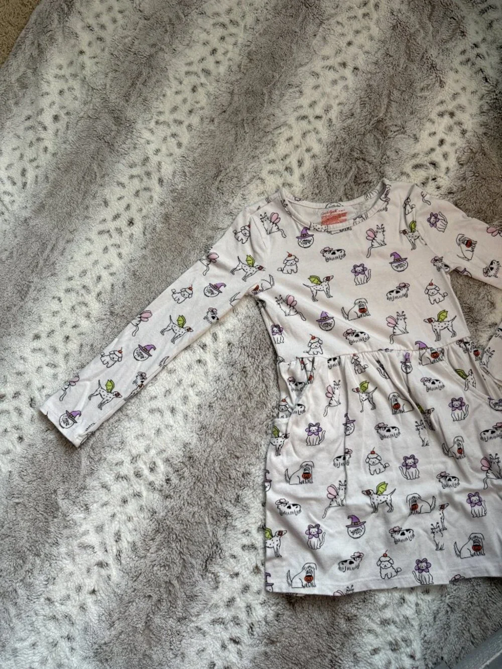 Cat & Jack long sleeve dress girls small Halloween dog cat costume girlhoodcore